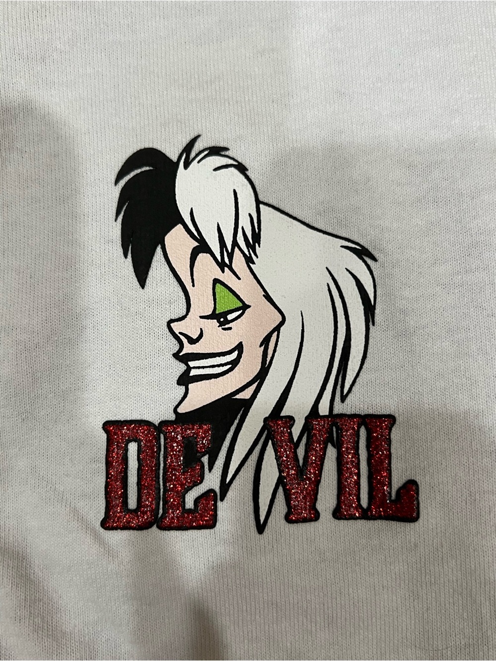 Disney Cruella Black & White Blocked spirit jersey - Picture 4 of 4
